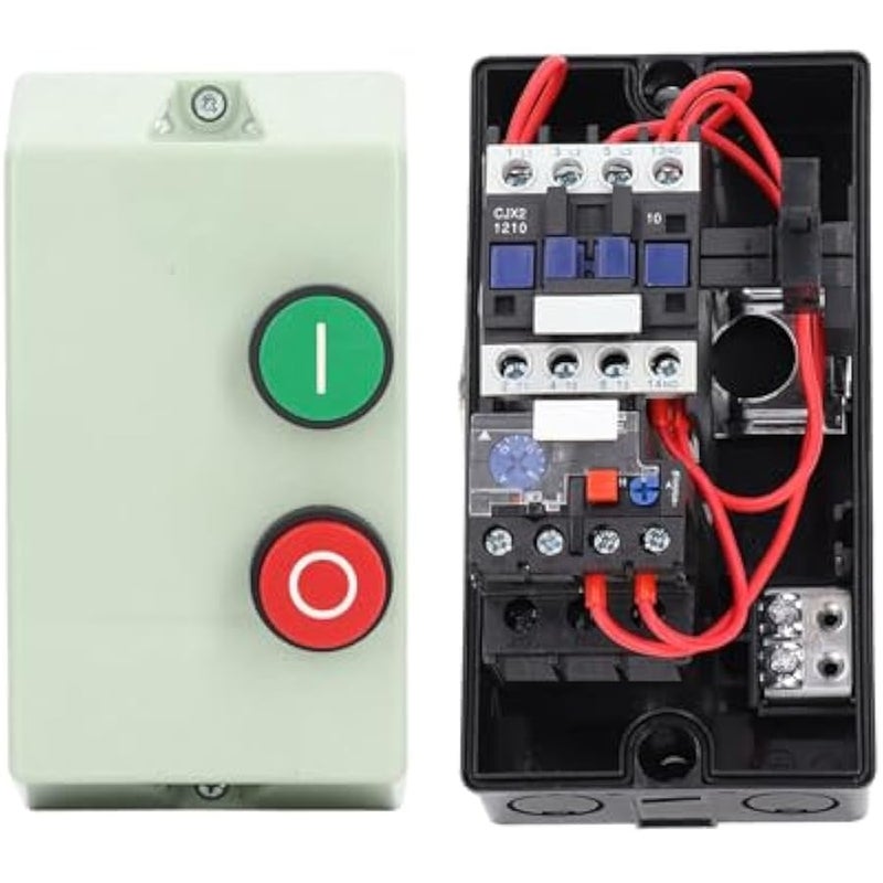 Magnetic Electric Motor Starter Magnetic Starter Single Phase 220/230V 3KW(4Hp) 9-13A Electric Motor Switch(3KW 9-13A) - Image 1